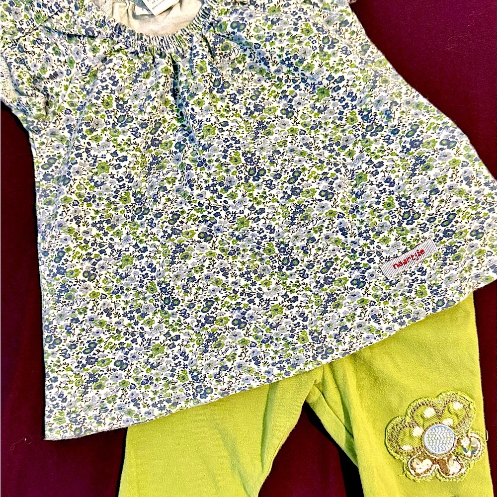 Naartjie 3-6 month shirt/pants